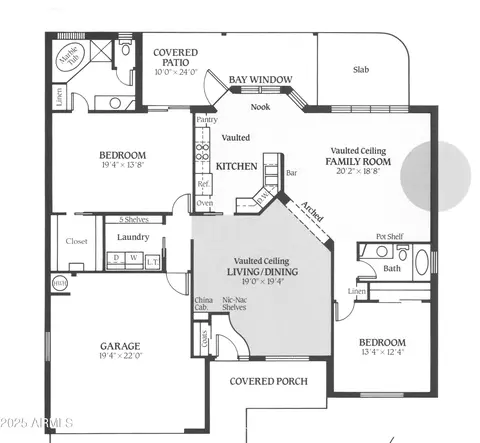 Floorplan - 7925 E Monte Ave, Mesa, AZ 85209 photo 2 of 2