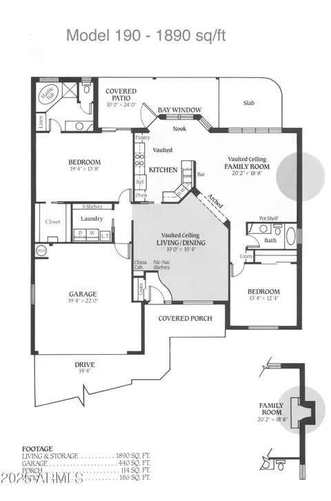 Floorplan - 7925 E Monte Ave, Mesa, AZ 85209 photo 1 of 2