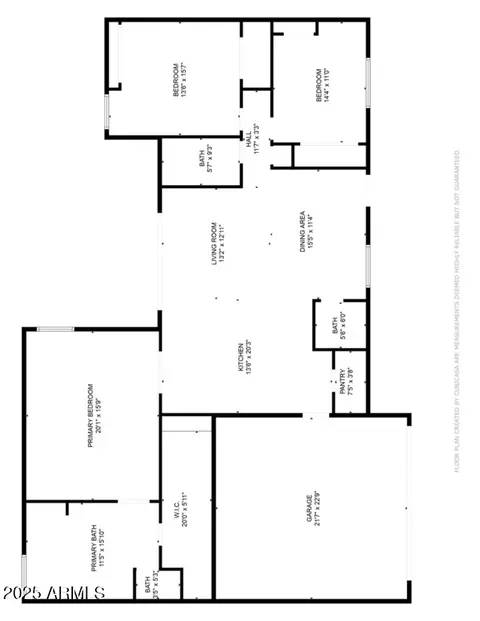 Floorplan - 3601 E Colter St, Phoenix, AZ 85018 photo 1 of 1