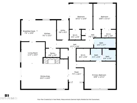 Floorplan - 1515 W Palmaire Ave, Phoenix, AZ 85021 photo 1 of 1