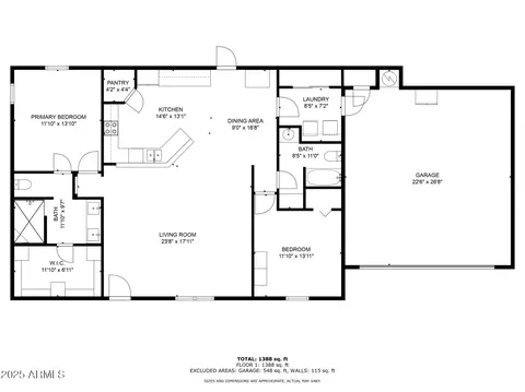 Floorplan - 3624 E Central Ave, Coolidge, AZ 85128 photo 1 of 1
