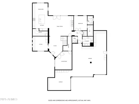 Floorplan - 7622 E Knoll St, Mesa, AZ 85207 photo 2 of 3