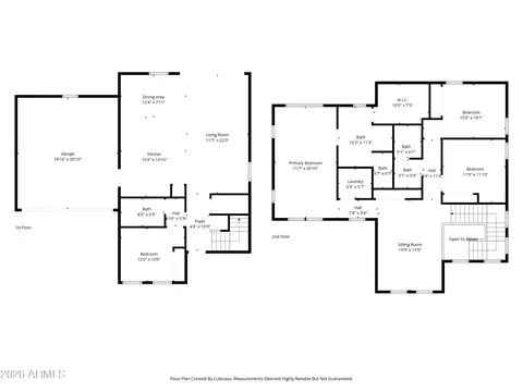 Floorplan - 654 S Beebe St, Gilbert, AZ 85296 photo 1 of 3