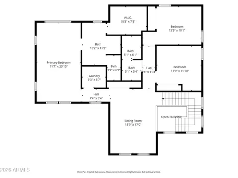 Floorplan - 654 S Beebe St, Gilbert, AZ 85296 photo 3 of 3