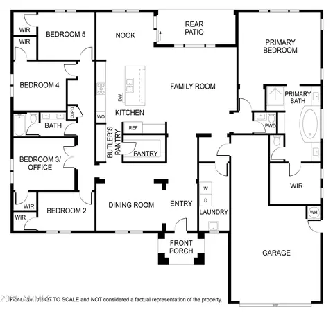 Floorplan - 909 E Bridgeport Pkwy, Gilbert, AZ 85295 photo 2 of 2