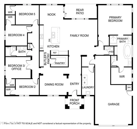 Floorplan - 909 E Bridgeport Pkwy, Gilbert, AZ 85295 photo 1 of 2
