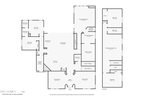 Floorplan - 8720 E Norcroft Cir, Mesa, AZ 85207 photo 1 of 1
