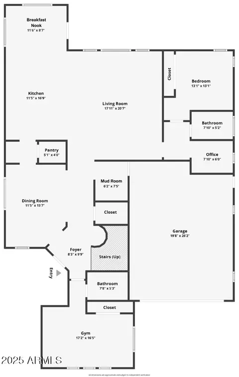 Floorplan - 3176 N 198th Ln, Buckeye, AZ 85396 photo 1 of 2