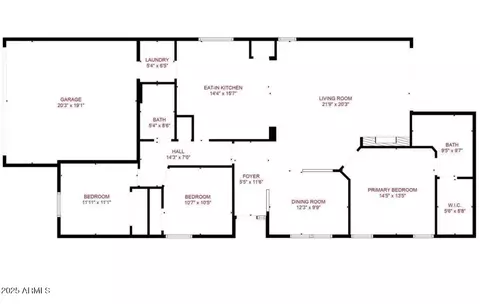 Floorplan - 3511 E Marco Polo Rd, Phoenix, AZ 85050 photo 1 of 1