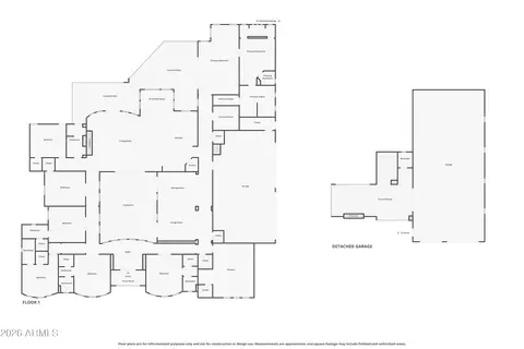 Floorplan - 3079 E Fruitvale Ct, Gilbert, AZ 85297 photo 1 of 2