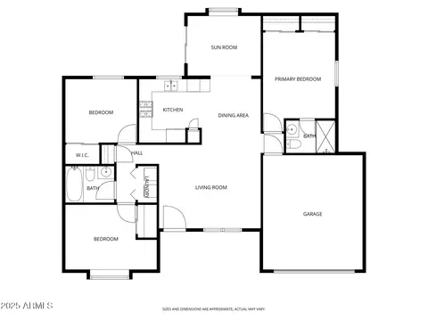 Floorplan - 1337 E Wickieup Ln, Phoenix, AZ 85024 photo 1 of 1