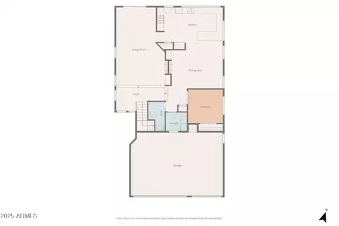 Floorplan - 7306 E Tyndall St, Mesa, AZ 85207 photo 5 of 6