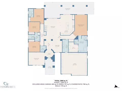 Floorplan - 26318 N 56th Dr, Phoenix, AZ 85083 photo 1 of 2