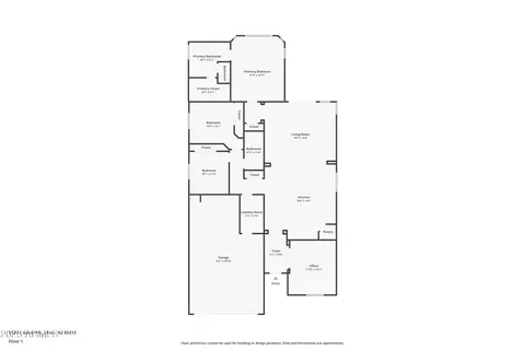 Floorplan - 5526 S Grenoble St, Mesa, AZ 85212 photo 1 of 1