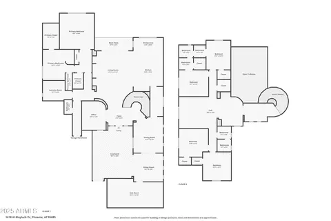 Floorplan - 1618 W Blaylock Dr, Phoenix, AZ 85085 photo 2 of 2