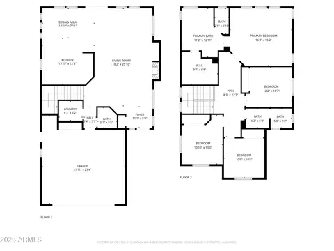 Floorplan - 3073 S Passion Dr, Gilbert, AZ 85295 photo 2 of 2