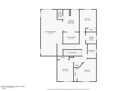 Floorplan - 4714 E Prickly Pear Trl, Phoenix, AZ 85050 photo 1 of 2