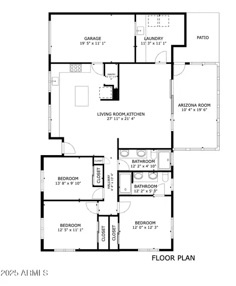 Floorplan - 4729 N 24th St, Phoenix, AZ 85016 photo 1 of 1