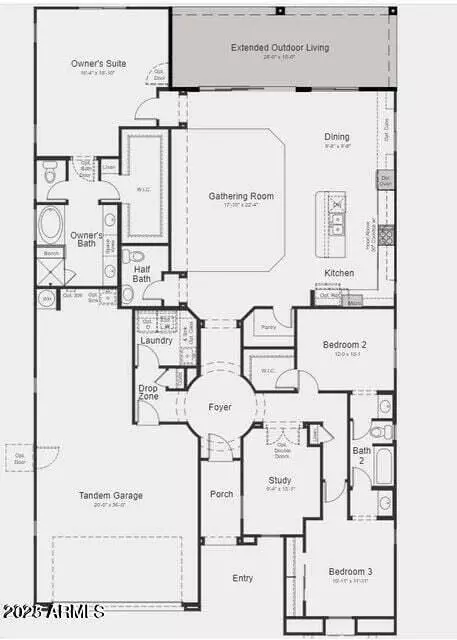 Floorplan - 10835 E Tesla Ave, Mesa, AZ 85212 photo 1 of 1