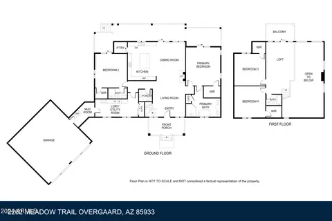 Floorplan - 2262 Meadow Trl, Overgaard, AZ 85933 photo 1 of 1