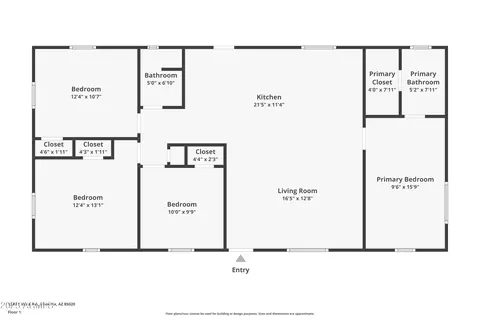 Floorplan - 1246 E Vista Ave, Phoenix, AZ 85020 photo 4 of 4