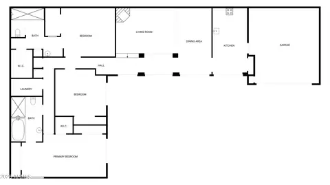 Floorplan - 1107 N Cherry --, Mesa, AZ 85201 photo 1 of 2
