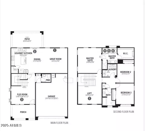 Floorplan - 10220 E Talameer Ave, Mesa, AZ 85212 photo 1 of 1