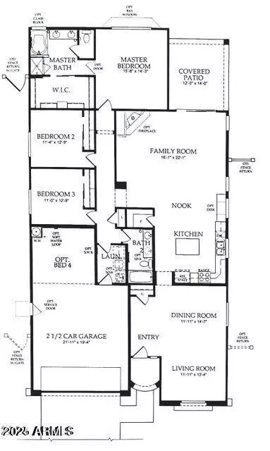 Floorplan - 10831 E Sylvan Ave, Mesa, AZ 85212 photo 1 of 1