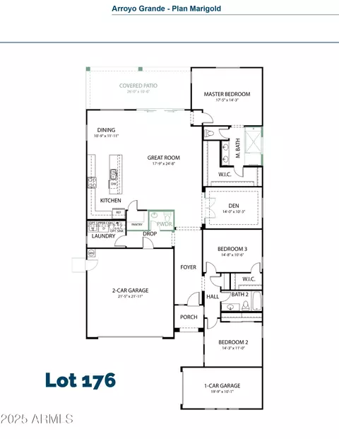 Floorplan - 1271 E Ridgerock Loop, Casa Grande, AZ 85122 photo 1 of 1