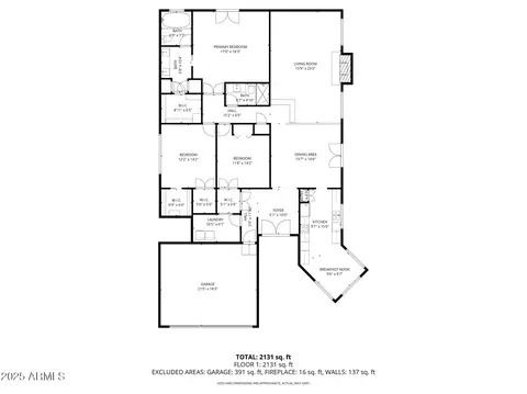 Floorplan - 629 E Myrtle Ave, Phoenix, AZ 85020 photo 1 of 1