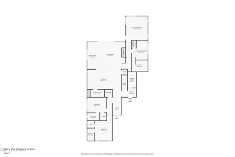 Floorplan - 4234 N 42nd Pl, Phoenix, AZ 85018 photo 1 of 2