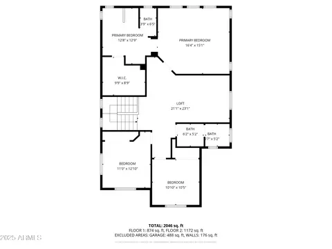 Floorplan - 1224 E Julian Dr, Gilbert, AZ 85295 photo 1 of 3