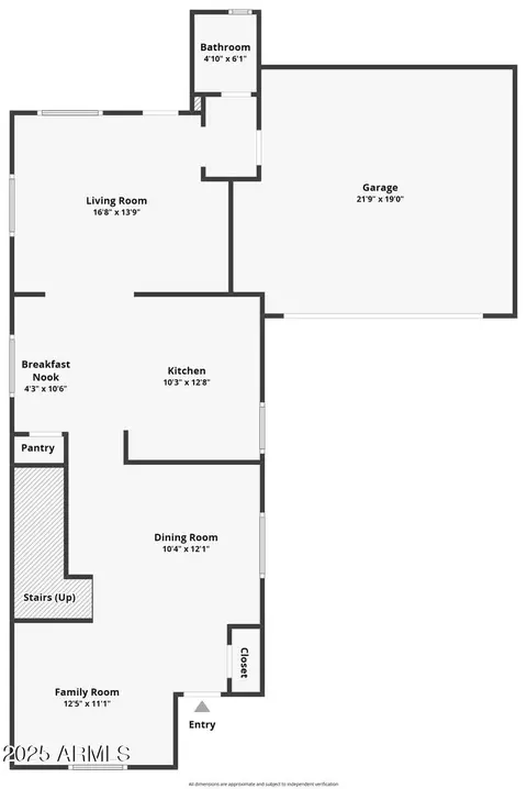Floorplan - 3450 E Tyson St, Gilbert, AZ 85295 photo 1 of 2