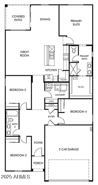 Floorplan - 15801 W Gray Fox Trl, Surprise, AZ 85387 photo 1 of 1