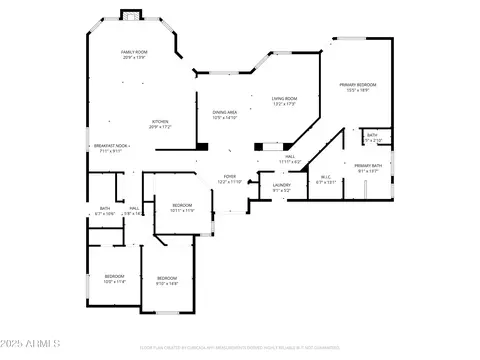 Floorplan - 1729 E Marconi Ave, Phoenix, AZ 85022 photo 1 of 2
