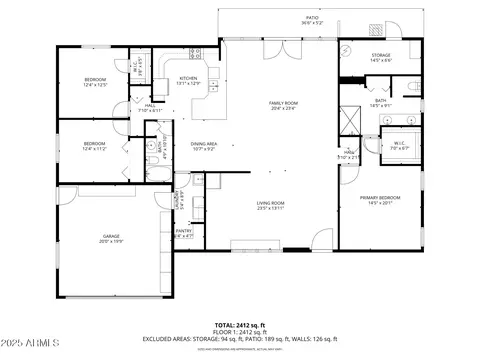 Floorplan - 6042 E Halifax St, Mesa, AZ 85205 photo 1 of 1
