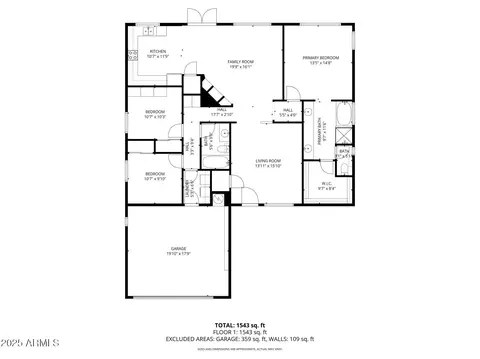 Floorplan - 4324 E Patrick Ct, Gilbert, AZ 85295 photo 4 of 4