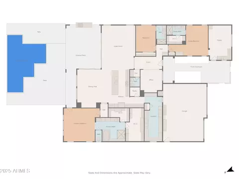 Floorplan - 18016 E Wolf Tree Ln, Rio Verde, AZ 85263 photo 2 of 2