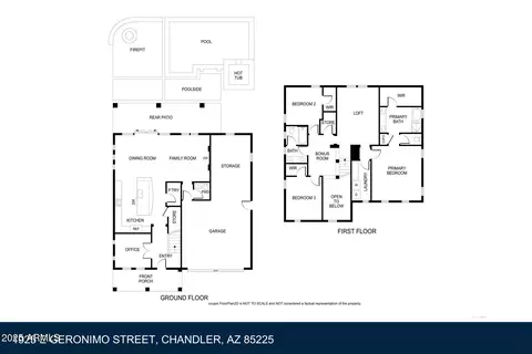 Floorplan - 1925 E Geronimo St, Chandler, AZ 85225 photo 1 of 1