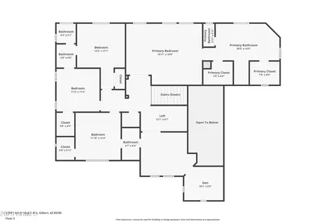 Floorplan - 3157 E Sierra Madre Ave, Gilbert, AZ 85296 photo 2 of 3