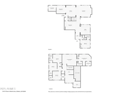 Floorplan - 3157 E Sierra Madre Ave, Gilbert, AZ 85296 photo 3 of 3