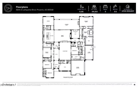 Floorplan - 5941 E Lafayette Blvd, Phoenix, AZ 85018 photo 1 of 1