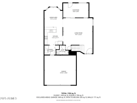 Floorplan - 3342 E Marconi Ave, Phoenix, AZ 85032 photo 2 of 3