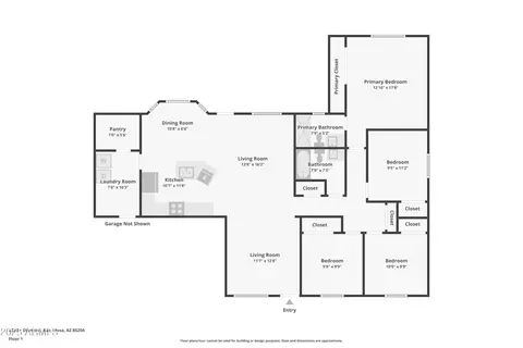 Floorplan - 2226 E Diamond Ave, Mesa, AZ 85204 photo 1 of 1