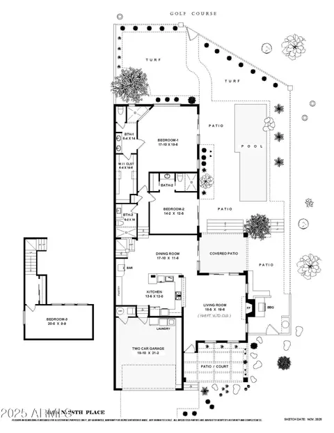 Floorplan - 6198 N 28th Pl, Phoenix, AZ 85016 photo 1 of 1