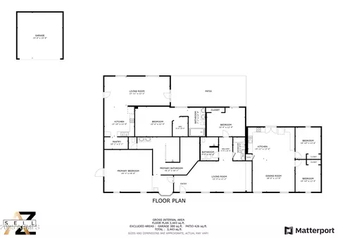 Floorplan - 1216 N 66th Pl, Mesa, AZ 85205 photo 1 of 1