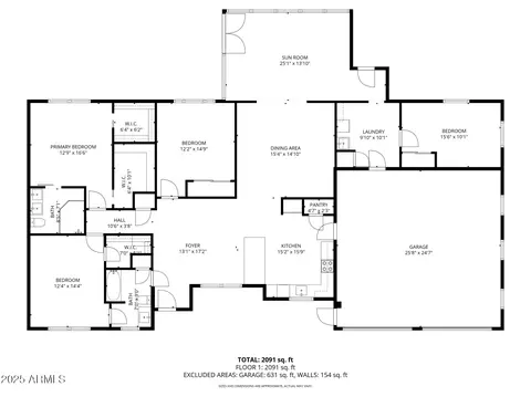 Floorplan - 7601 E Albany St, Mesa, AZ 85207 photo 1 of 2