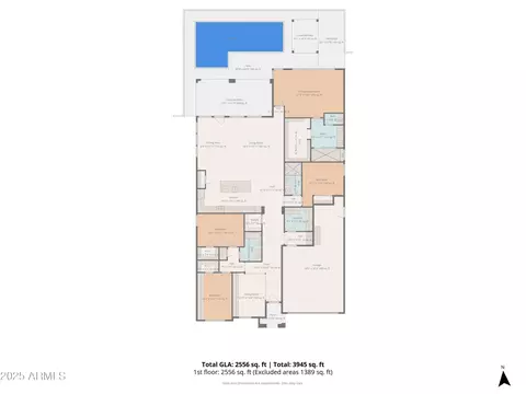 Floorplan - 9914 E Torino Ave, Mesa, AZ 85212 photo 2 of 2