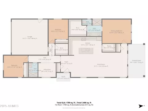Floorplan - 10109 E Sphere Ave, Mesa, AZ 85212 photo 2 of 2