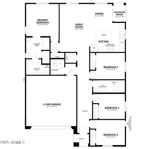 Floorplan - 484 W Fremont Pass, Apache Junction, AZ 85120 photo 1 of 1